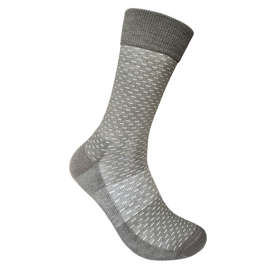 DS Socks Mens Dash Lines Springer Relaxed High Stretch Top Socks